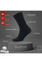 4-Pack Women's Men's Black Bio Natural 100% Natural Cotton Washable Rib Knit Seamless Socks 3012 - 2