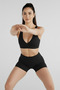 4-Way Stretchy High Waist Mini Shorts Leggings Yoga, Sports and Everyday Use - 5