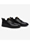 Men's Black Genuine Leather Shoes 5K1Sa00281 - 3