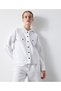 Contrast Colored Sweatshirt with Snap Accessory - 7