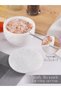 White Marble Salt Jar with Lid & Spoon – Spice Holder for Kitchen - 5