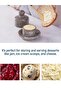 Oceanic Marble Butter Dish with Lid – 10 cm Mini Butter Crock for Countertop Storage - 5