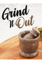 Mini Oceanic Marble Mortar & Pestle Set – Natural Stone Spice Grinder 6.35 cm - 3