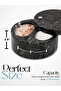 Premium Black Marble Dual Compartment Jar with Lid – Salt, Sugar & Spice Holder for Kitchen - 4