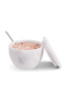 White Marble Salt Jar with Lid & Spoon – Spice Holder for Kitchen - 8
