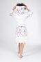 Printed Bamboo Peshtemal Dressing Robe - 4