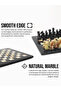 Marble Chess Set 10" Handmade – Black & Green Game With Storage Box, Extra Queens, Elegant Gift Idea - 3