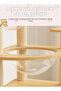 Cat Tree Capsule Wood Cat Tower Climbing Frame for Kittens - 6