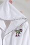 رداء حمام مقاس النادل مطرز من الخيزران - دينو - 4