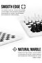 Marble Chess Set 10" Handmade – White & Black Game With Storage Box, Extra Queens, Elegant Gift Idea - 3