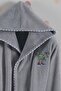 رداء حمام مقاس النادل مطرز من الخيزران - دينو - 4