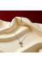 Elegant Bow Detail Heart End Necklace |   Women's Stylish Elegant Jewelry Model - 2