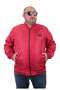 Plus Size Basic Pilot Coat 23823 RED