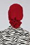 Stitched Pleated Chiffon Ready Turban,Burgundy,Ht-31 - 5