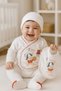 100% Cotton Newborn Baby Boy 5-Piece Hospital Discharge Bodysuit Set Boxed - 3