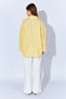 Yellow Muslin Natural Cotton Tie-Up Kimono Shirt - 7