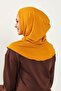 Combed Cotton Women's Ready-To-Wear Bonnet with Hood and Concealer Feature, B-89P, Mustard - 8