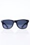 Unisex Black Oval Frame Uv 400 Protection Sunglasses