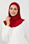 Combed Cotton Women's Ready-Made Bonnet with Hood and Concealer Feature, B-89P, Burgundy - 7