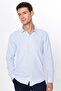 Modern Slim Fit Cotton Easy-Iron Dobby Men's Shirt