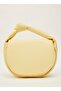 Large Handbag with Plain Skin Drawstring Handle