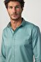 Slim Fit Long Sleeve Lycra Plain Cotton Satin Green Men's Shirt - 2