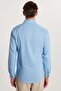 Slim Fit Long Sleeve Casual Denim Jeans Men's Blue Shirt - 5