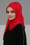 Practical Combed Cotton Shawl,Ps-16,Red - 6