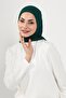 Combed Cotton Women's Ready-Made Bonnet with Hood and Concealer Feature, B-89P, Green - 4