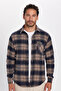 Men's Slim Fit Slim Fit Lumberjack Single Pocket Checkered Winter Shirt - 4