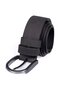Men's 100% Genuine Leather 4 cm Sports Black Belt
