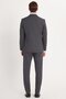 Men's Slim Fit Mono Collar Lycra Flexible Fabric Smoked Suit - 5