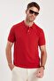Men's Slim Fit Slim Fit Cotton Soft Texture Cool-keeping Fabric Plain Pique Claret Red Polo Collar T-Shirt - 5