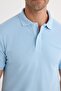 Men's Slim Fit Slim Fit Cotton Soft Texture Breathable Fabric Anti-Curling Collar Blue Polo Collar T-Shirt - 3