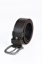 Men's 100% Genuine Leather 4 cm Sports Brown Belt