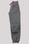 Mojo Girl's Girl Printed Piping Detailed Sweatpants 25002 Gray - 2