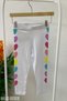 Girl 1-8 Years Old Colorful Heart Printed Tights 7773 White