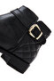 Black Women's Boots - Zippered and Buckle Detailed 24WFE 250418 - 7