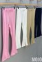 Mojo girl child 1-14 years Flared y Slit leggings 3490 stone color - 4