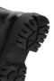 Black Leather Women's Boots - Lace up and Zipper 24WFD 185518 - 7
