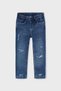 Boy's 4-9 Years Old Ripped Detailed Jogger Pants 4538 Denim Blue - 4