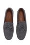 Men's Gray Suede Leather Genuine Leather Penny Loafer Shoes Casual Daily Shoes 24Sfd630610 - 7