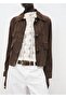Openwork knit perkins collar sweater - 5