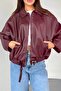 Bomber Belted New Season Trend Leather Jacket - 2