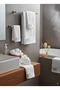 YAH Premium 100% Pure White Egyptian Cotton 612 GSM, 3-Piece Towel Set - Bath, Hand & Washcloth - 6
