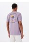 Billabong Troppo Premium Ss 24A351512 Purple Crew Neck Regular Fit Plain Men's T-Shirt - 5