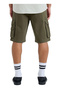 Eqyws03881 Crucial Battle Cargo Green Standard Fit Men's Shorts - 2