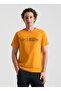 9110861816Cs0414 Orange O-Neck Regular Printed Men's T-Shirt - 2