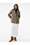 Viscose Midi Length Flared Satin Skirt - 2