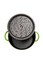 24 cm Round Shallow Pot Gradient Green - 3